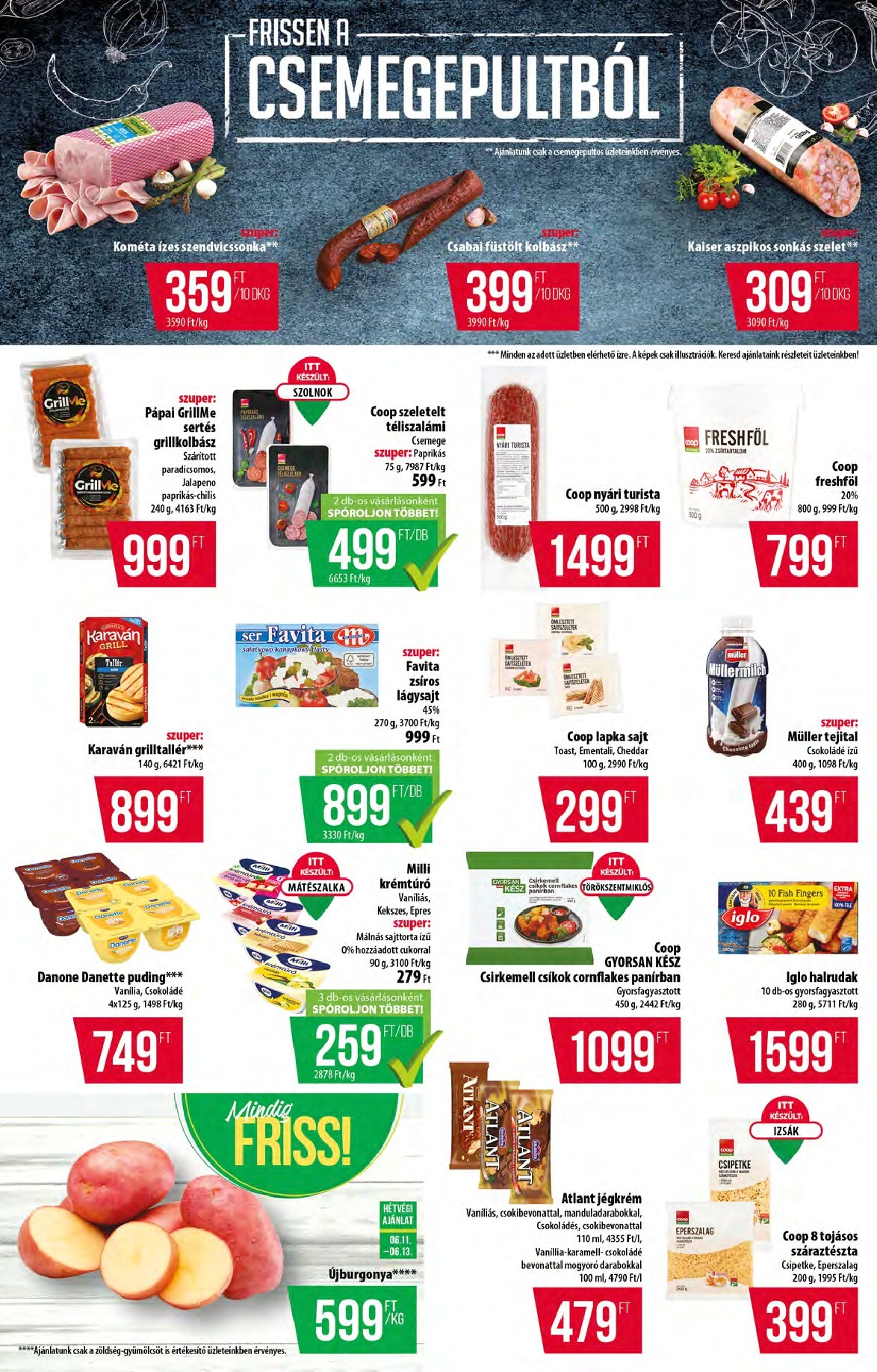 coop - A jövőbeli Coop - Abc-Szuper akciós újság csütörtöktől 2026.06.11.-tól szerdától 2026.06.17.-ig érvényes. - page: 2