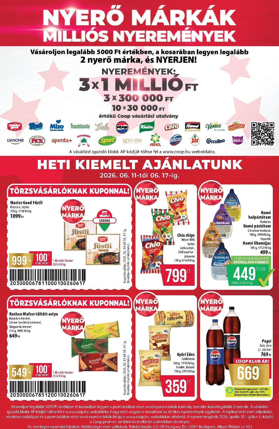 coop - A jövőbeli Coop - Szuper Plusz Alföld akciós újság csütörtöktől 2026.06.11.-tól szerdától 2026.06.17.-ig érvényes. - page: 4