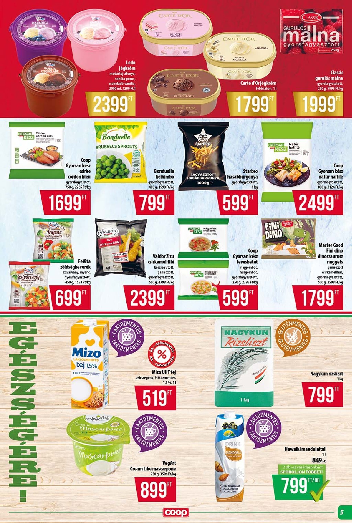 coop - A jövőbeli Coop Szuper Plusz akciós újság csütörtöktől 2026.06.18.-tól szerdától 2026.06.24.-ig érvényes. - page: 5