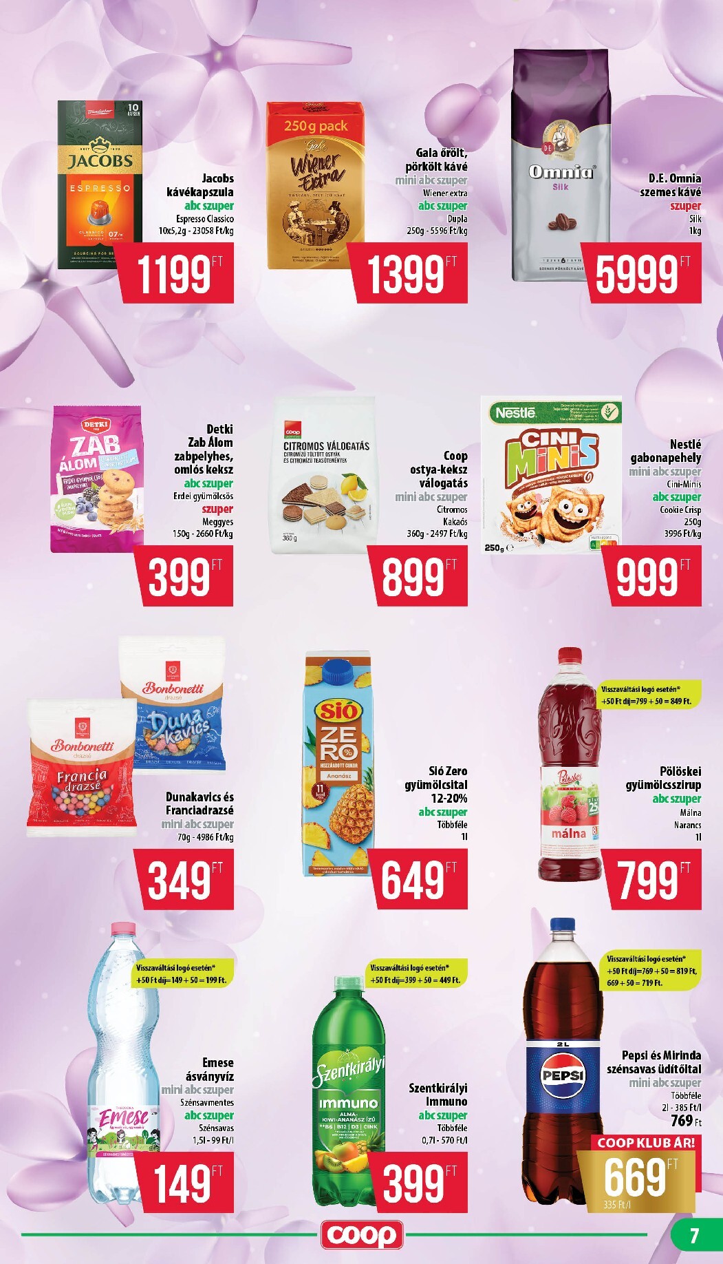 coop - A jövőbeli Coop - Nyírzem/Szabolcs akciós újság csütörtöktől 2026.06.18.-tól szerdától 2026.06.24.-ig érvényes. - page: 7