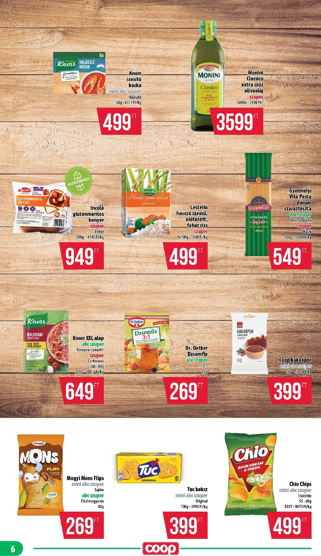 coop - A jövőbeli Coop - Nyírzem/Szabolcs akciós újság csütörtöktől 2026.06.18.-tól szerdától 2026.06.24.-ig érvényes. - page: 6