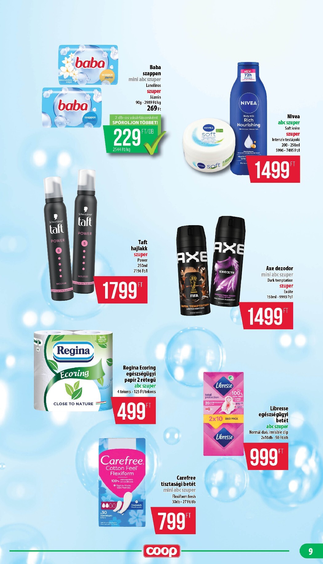 coop - A jövőbeli Coop - Nyírzem/Szabolcs akciós újság csütörtöktől 2026.06.18.-tól szerdától 2026.06.24.-ig érvényes. - page: 9