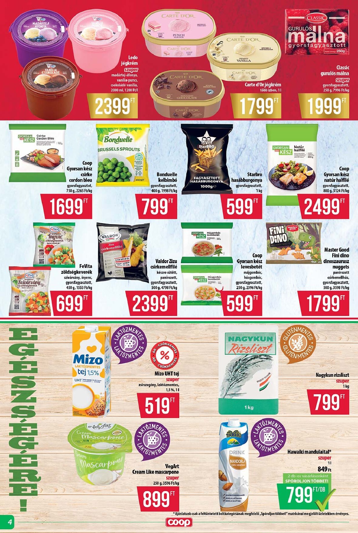 coop - A jövőbeli Coop - Tisza - Abc-Szuper akciós újság csütörtöktől 2026.06.18.-tól szerdától 2026.06.24.-ig érvényes. - page: 4