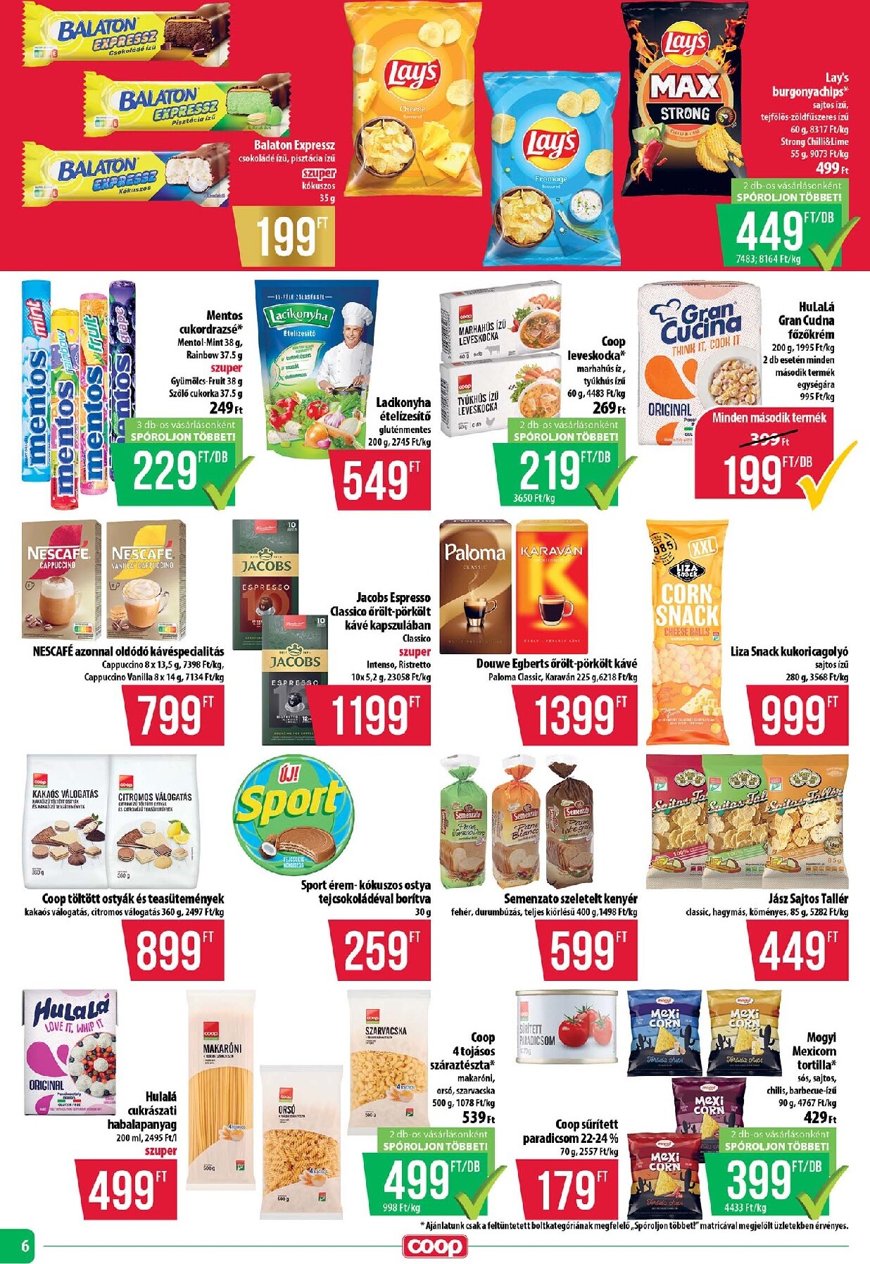 coop - A jövőbeli Coop - Coop regionális szórólap június 4. hét - Tisza - Abc-Szuper akciós újság csütörtöktől 2026.06.25.-tól szerdától 2026.07.01.-ig érvényes. - page: 6