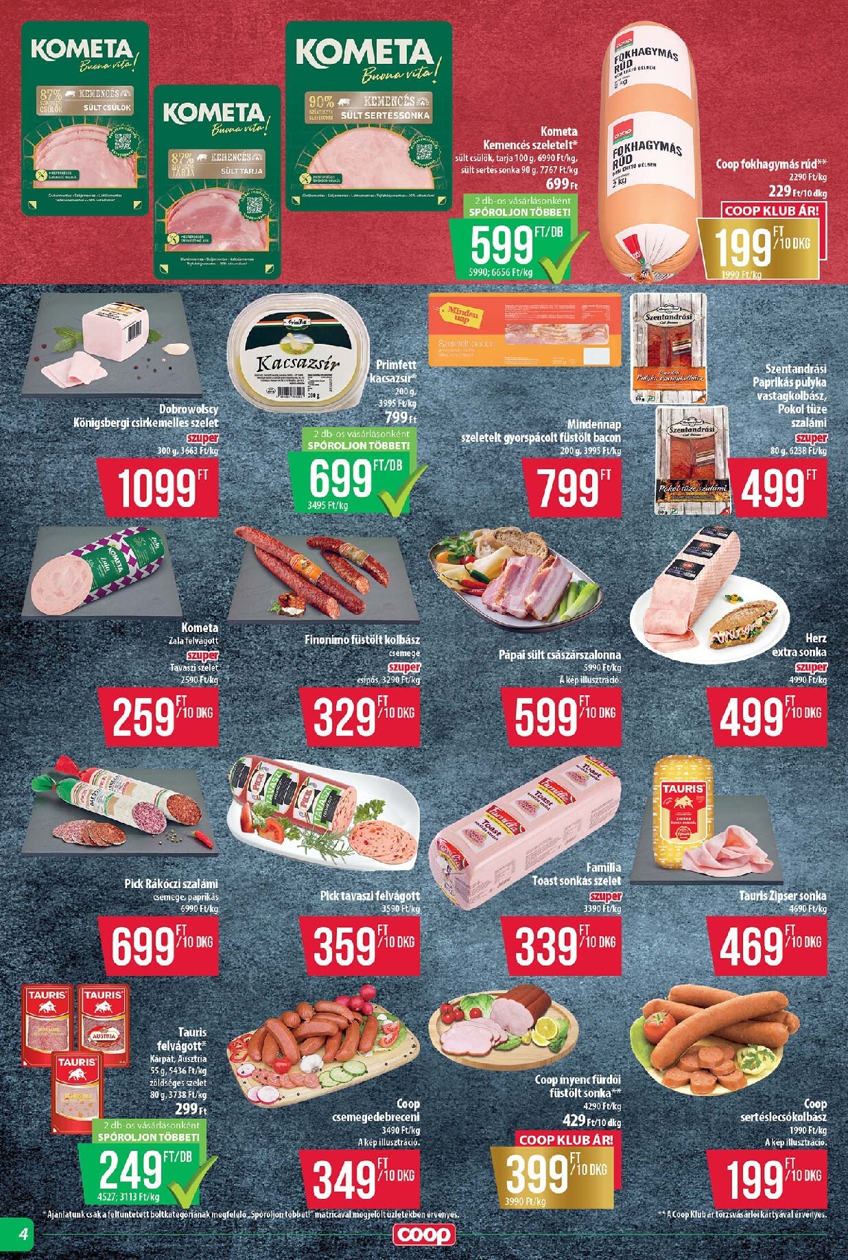 coop - A jövőbeli Coop - Coop regionális szórólap június 4. hét - Tisza - Abc-Szuper akciós újság csütörtöktől 2026.06.25.-tól szerdától 2026.07.01.-ig érvényes. - page: 4