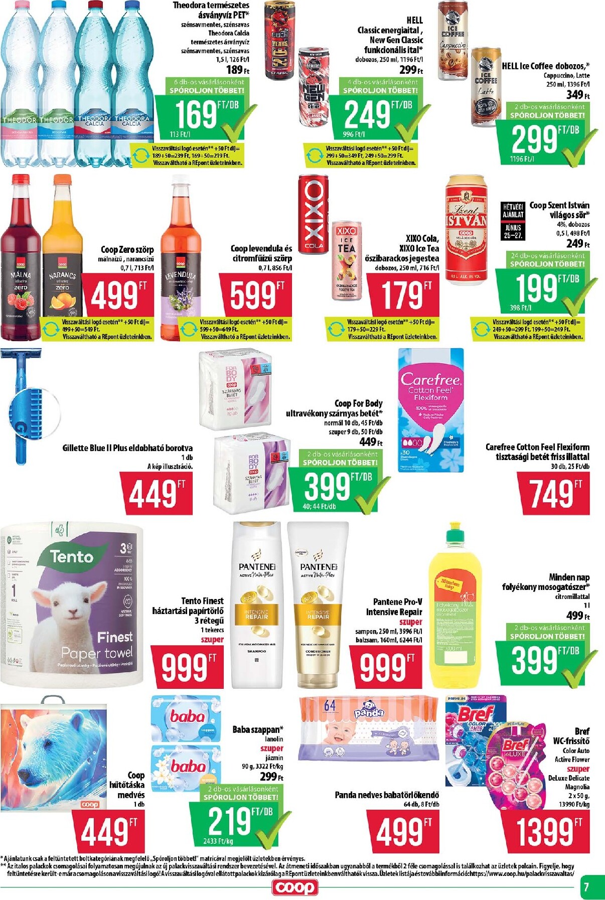 coop - A jövőbeli Coop - Coop regionális szórólap június 4. hét - Tisza - Abc-Szuper akciós újság csütörtöktől 2026.06.25.-tól szerdától 2026.07.01.-ig érvényes. - page: 7