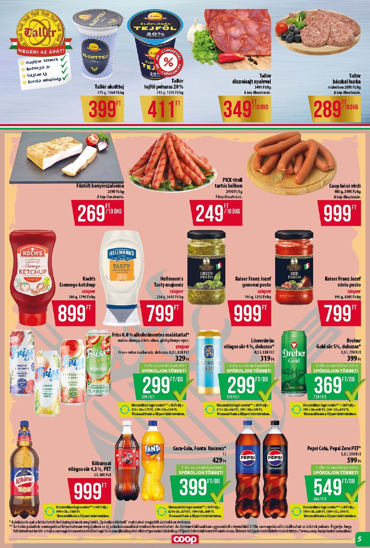 coop - A jövőbeli Coop - Coop regionális szórólap június 4. hét - Tisza - Abc-Szuper akciós újság csütörtöktől 2026.06.25.-tól szerdától 2026.07.01.-ig érvényes. - page: 5
