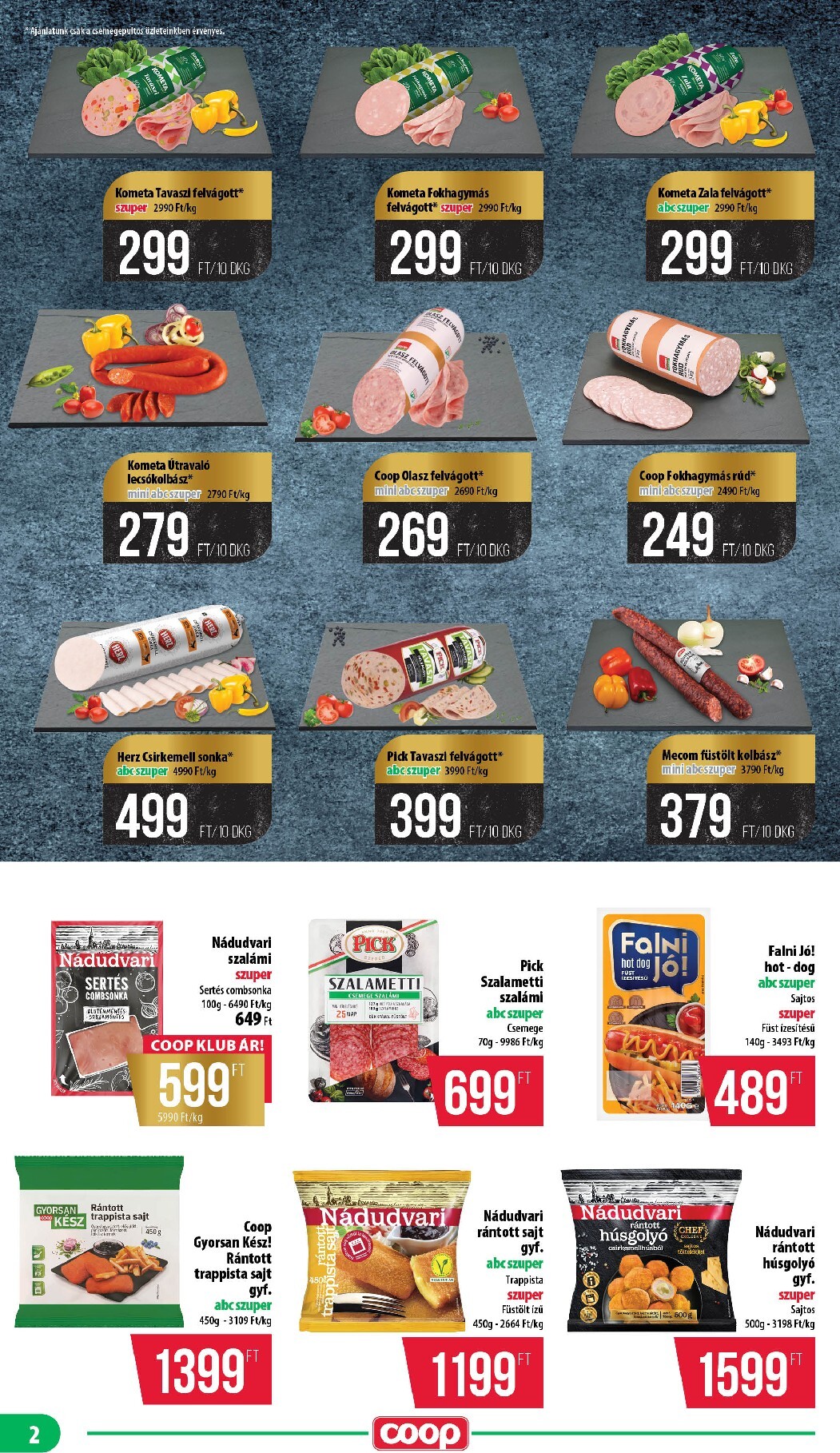 coop - A jövőbeli Coop - Coop regionális szórólap június 4. hét - Nyírzem/Szabolcs Coop akciós újság csütörtöktől 2026.06.25.-tól szerdától 2026.07.01.-ig érvényes. - page: 2