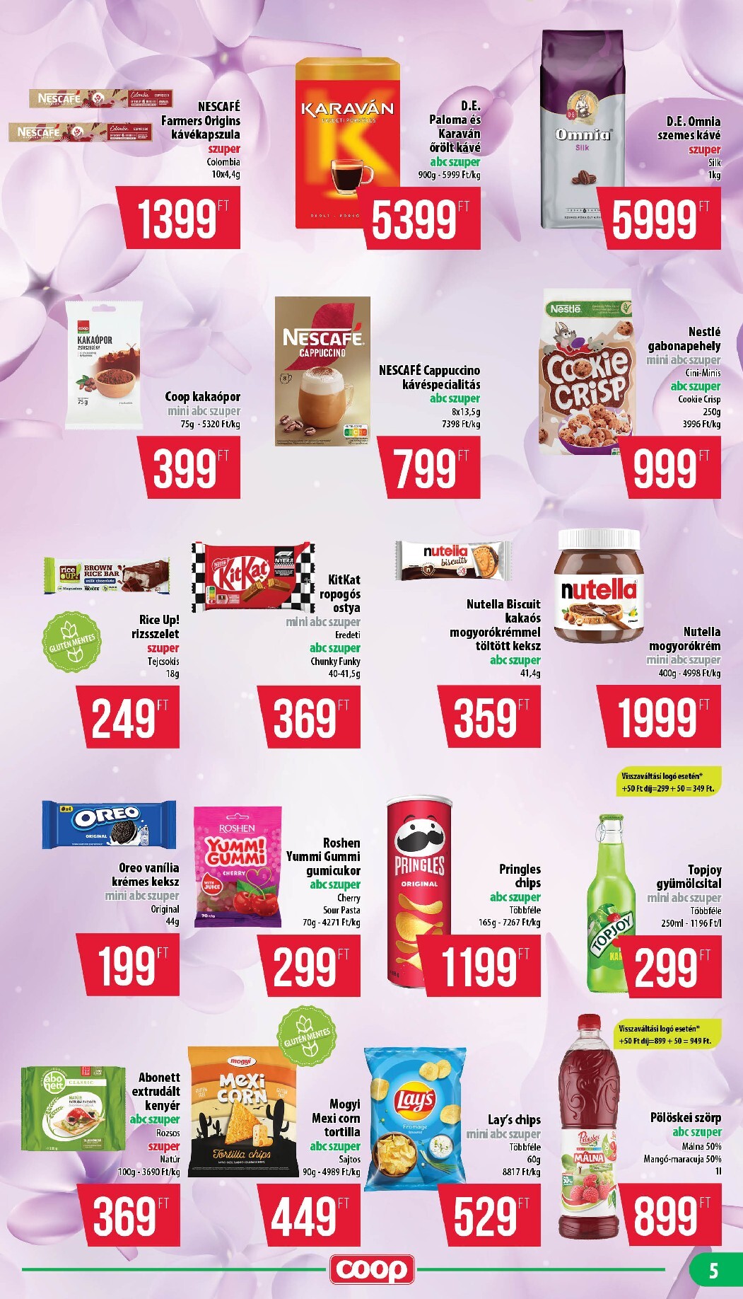 coop - A jövőbeli Coop - Coop regionális szórólap június 4. hét - Nyírzem/Szabolcs Coop akciós újság csütörtöktől 2026.06.25.-tól szerdától 2026.07.01.-ig érvényes. - page: 5