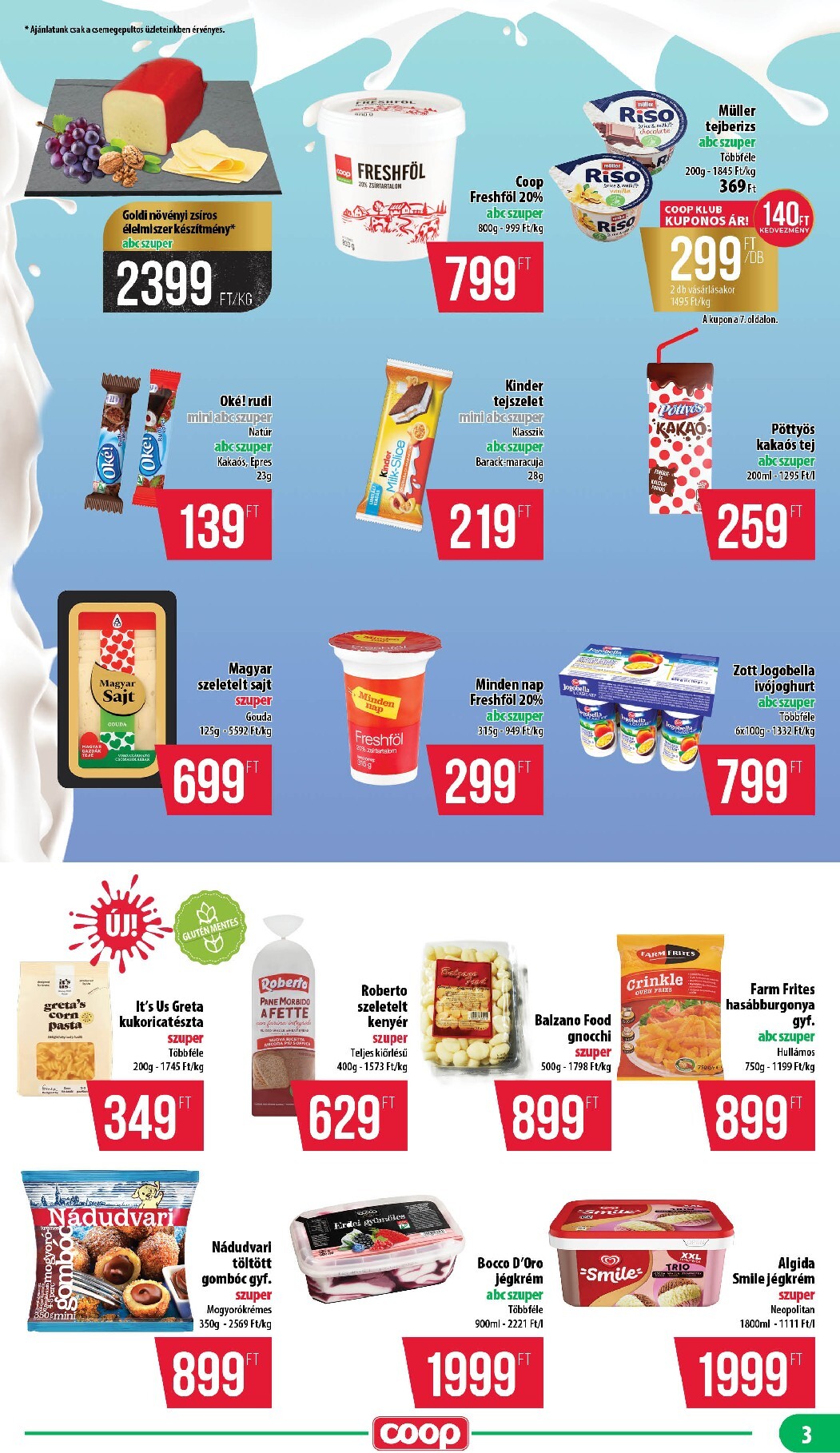 coop - A jövőbeli Coop - Coop regionális szórólap június 4. hét - Nyírzem/Szabolcs Coop akciós újság csütörtöktől 2026.06.25.-tól szerdától 2026.07.01.-ig érvényes. - page: 3