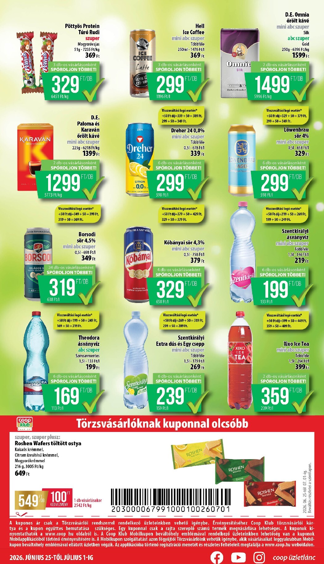 coop - A jövőbeli Coop - Coop regionális szórólap június 4. hét - Nyírzem/Szabolcs Coop akciós újság csütörtöktől 2026.06.25.-tól szerdától 2026.07.01.-ig érvényes. - page: 8