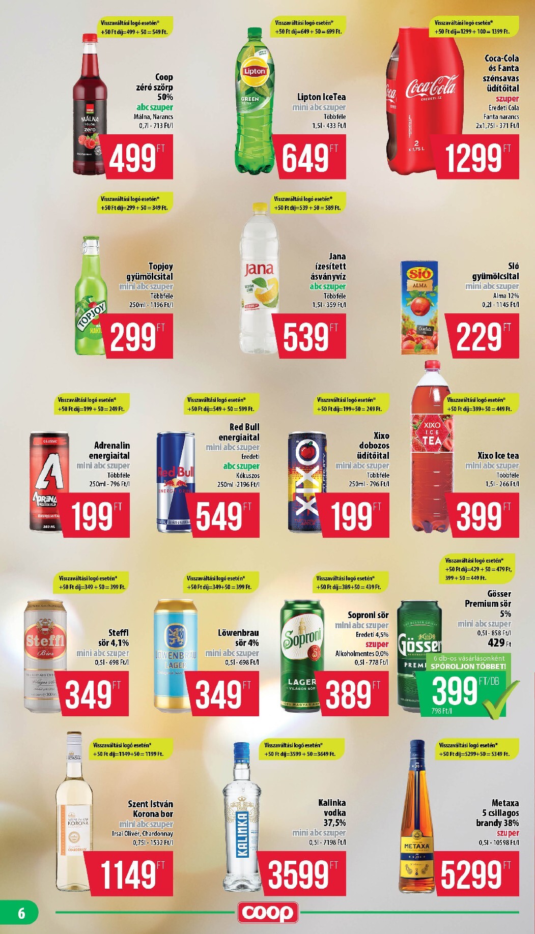 coop - A jövőbeli Coop - Coop regionális szórólap június 4. hét - Mecsek akciós újság csütörtöktől 2026.06.25.-tól szerdától 2026.07.01.-ig érvényes. - page: 6