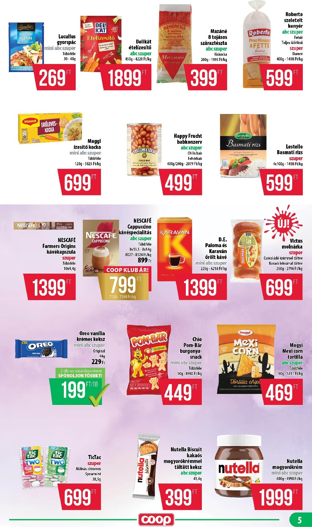 coop - A jövőbeli Coop - Coop regionális szórólap június 4. hét - Mecsek akciós újság csütörtöktől 2026.06.25.-tól szerdától 2026.07.01.-ig érvényes. - page: 5