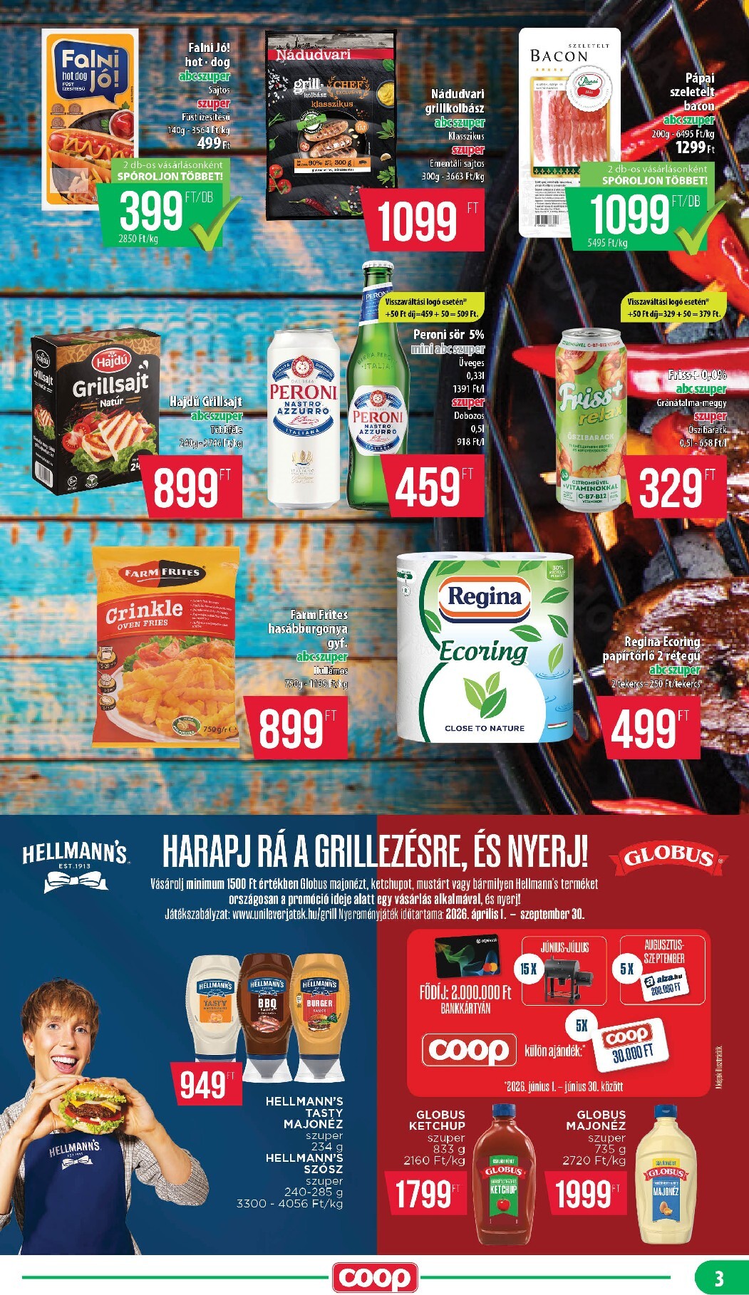 coop - A jövőbeli Coop - Coop regionális szórólap június 4. hét - Mecsek akciós újság csütörtöktől 2026.06.25.-tól szerdától 2026.07.01.-ig érvényes. - page: 3