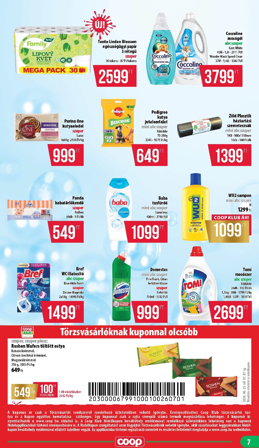 coop - A jövőbeli Coop - Coop regionális szórólap június 4. hét - Mecsek akciós újság csütörtöktől 2026.06.25.-tól szerdától 2026.07.01.-ig érvényes. - page: 7