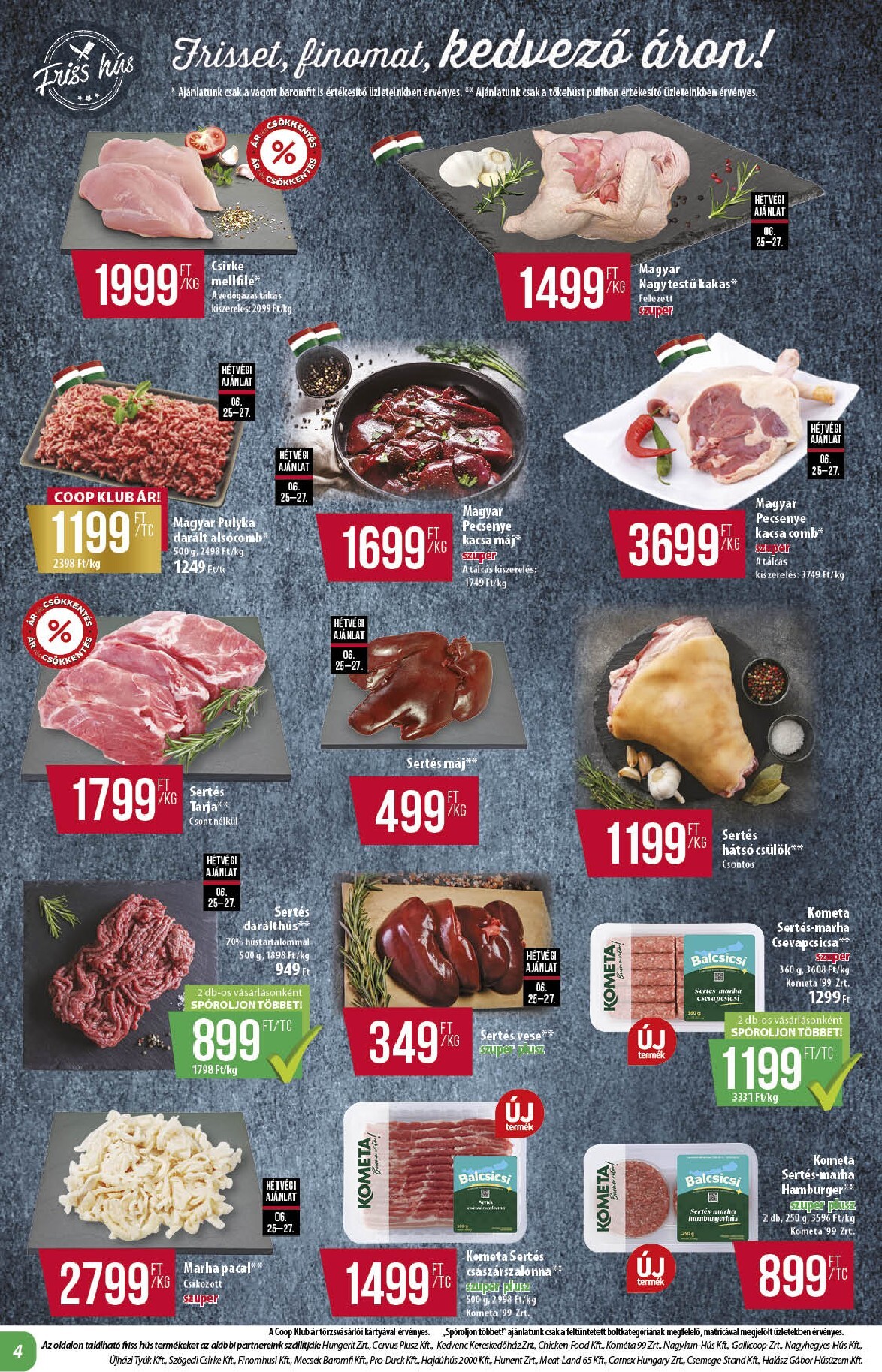 coop - A jövőbeli Coop - Coop regionális szórólap június 4. hét - Alföld akciós újság csütörtöktől 2026.06.25.-tól szerdától 2026.07.01.-ig érvényes. - page: 4