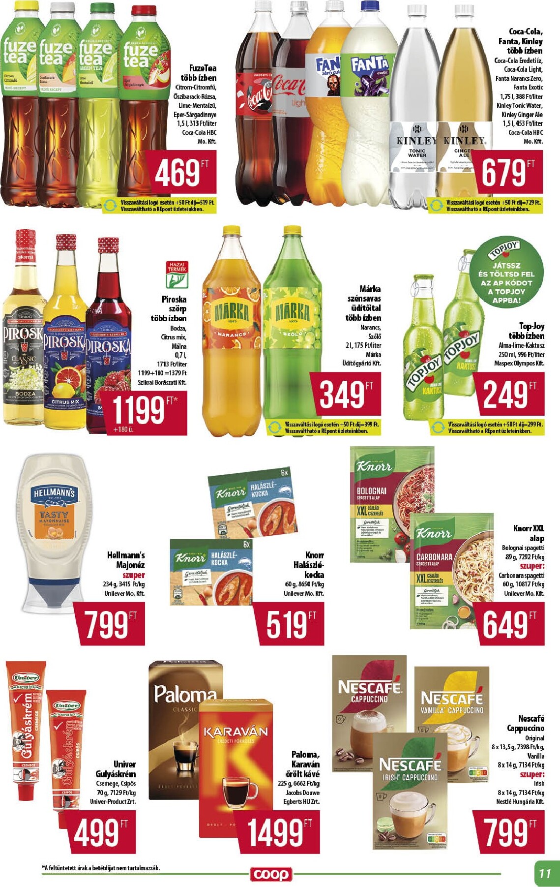 coop - A jövőbeli Coop - Coop regionális szórólap június 4. hét - Alföld akciós újság csütörtöktől 2026.06.25.-tól szerdától 2026.07.01.-ig érvényes. - page: 11