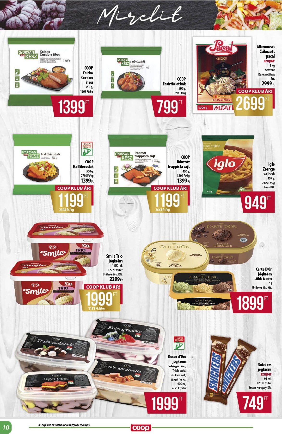coop - A jövőbeli Coop - Coop regionális szórólap június 4. hét - Alföld akciós újság csütörtöktől 2026.06.25.-tól szerdától 2026.07.01.-ig érvényes. - page: 10