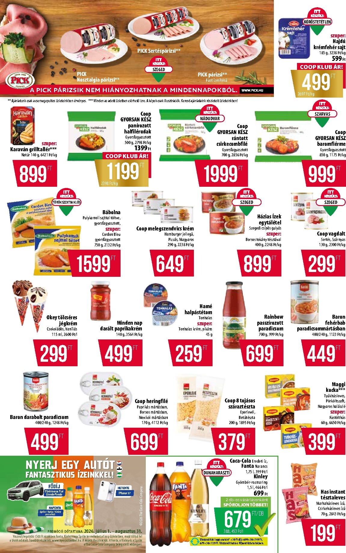coop - A jövőbeli Coop - Abc Szuper Észak-Kelet akciós újság csütörtöktől 2026.07.02.-tól szerdától 2026.07.08.-ig érvényes. - page: 4