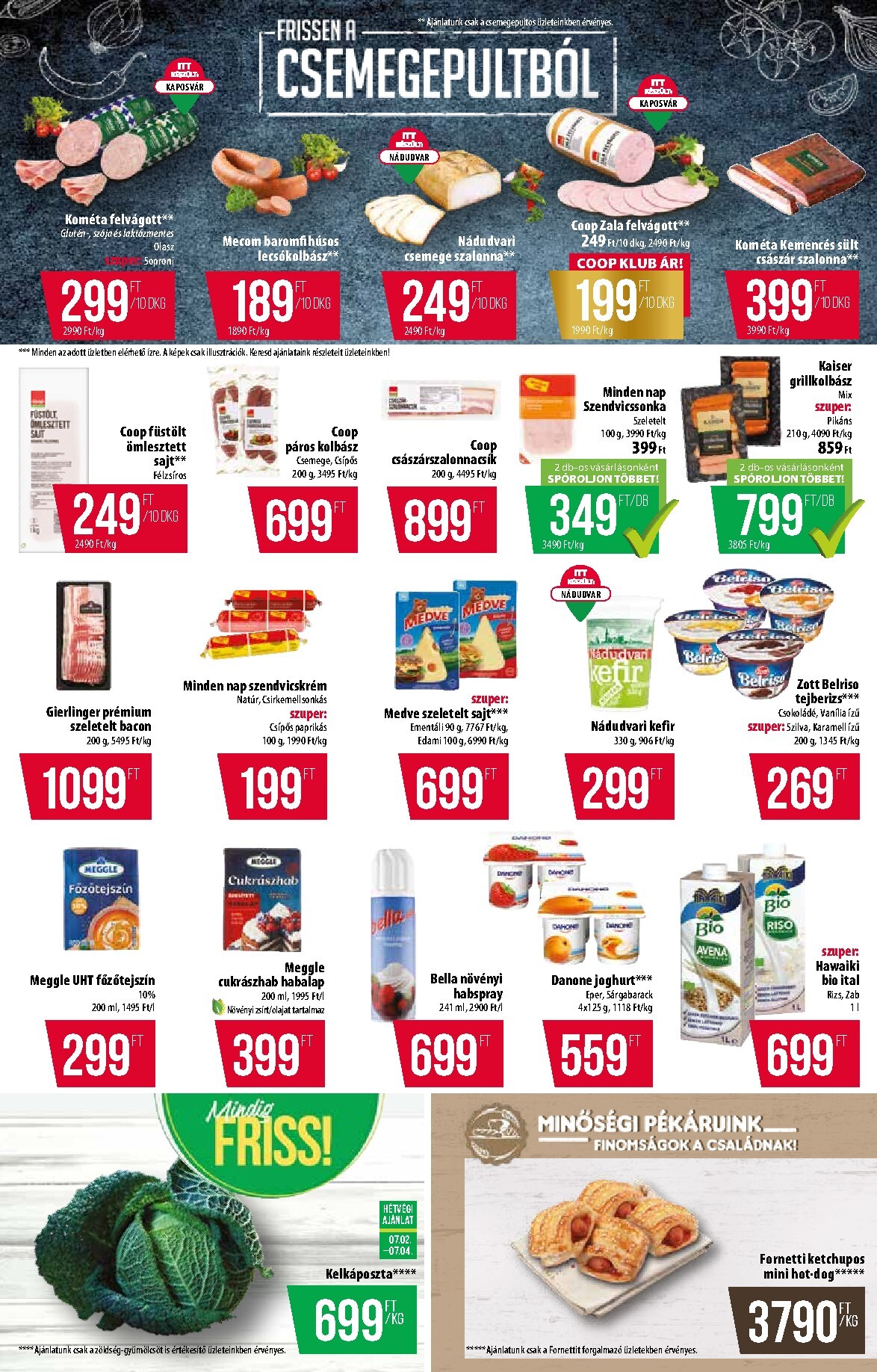 coop - A jövőbeli Coop - Abc-Szuper akciós újság csütörtöktől 2026.07.02.-tól szerdától 2026.07.08.-ig érvényes. - page: 2