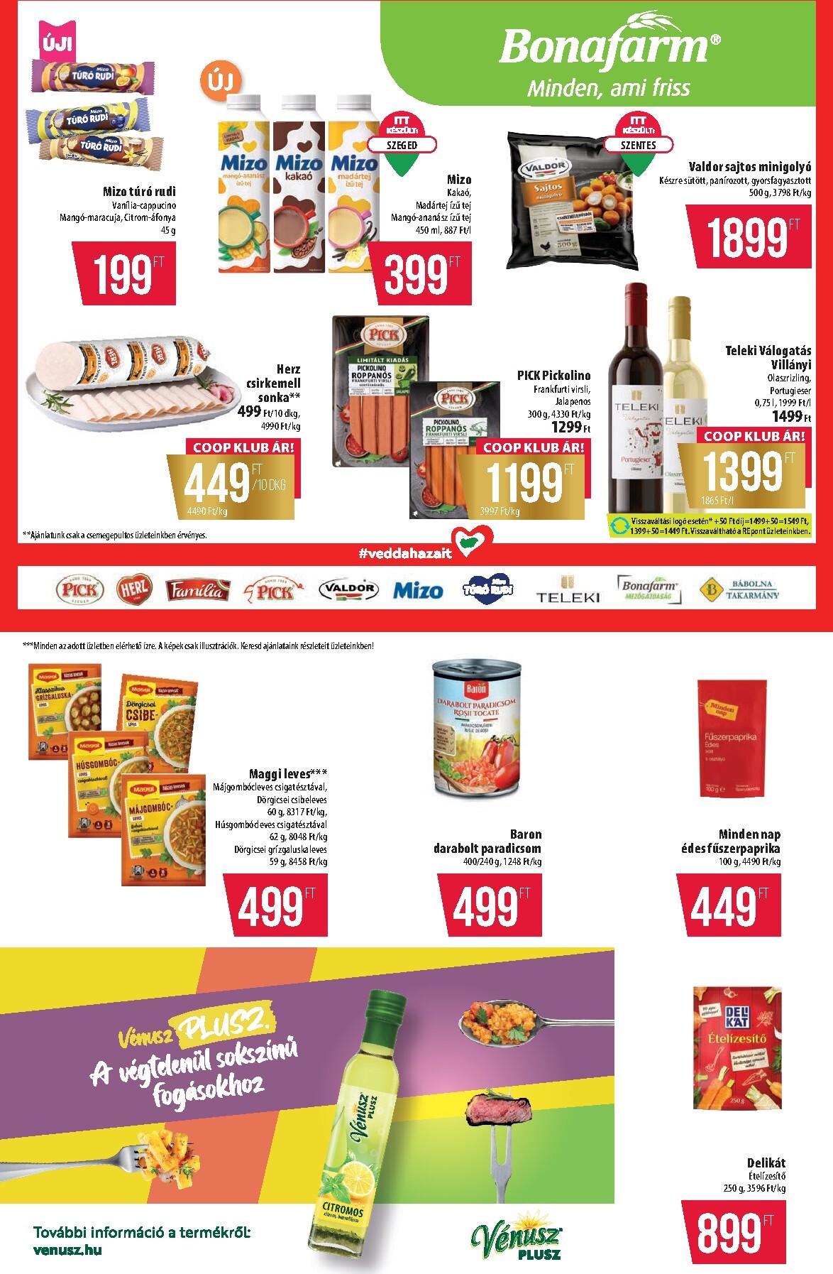 coop - A jövőbeli Coop - Alföld Szuper Plusz akciós újság csütörtöktől 2026.07.09.-tól szerdától 2026.07.15.-ig érvényes. - page: 7