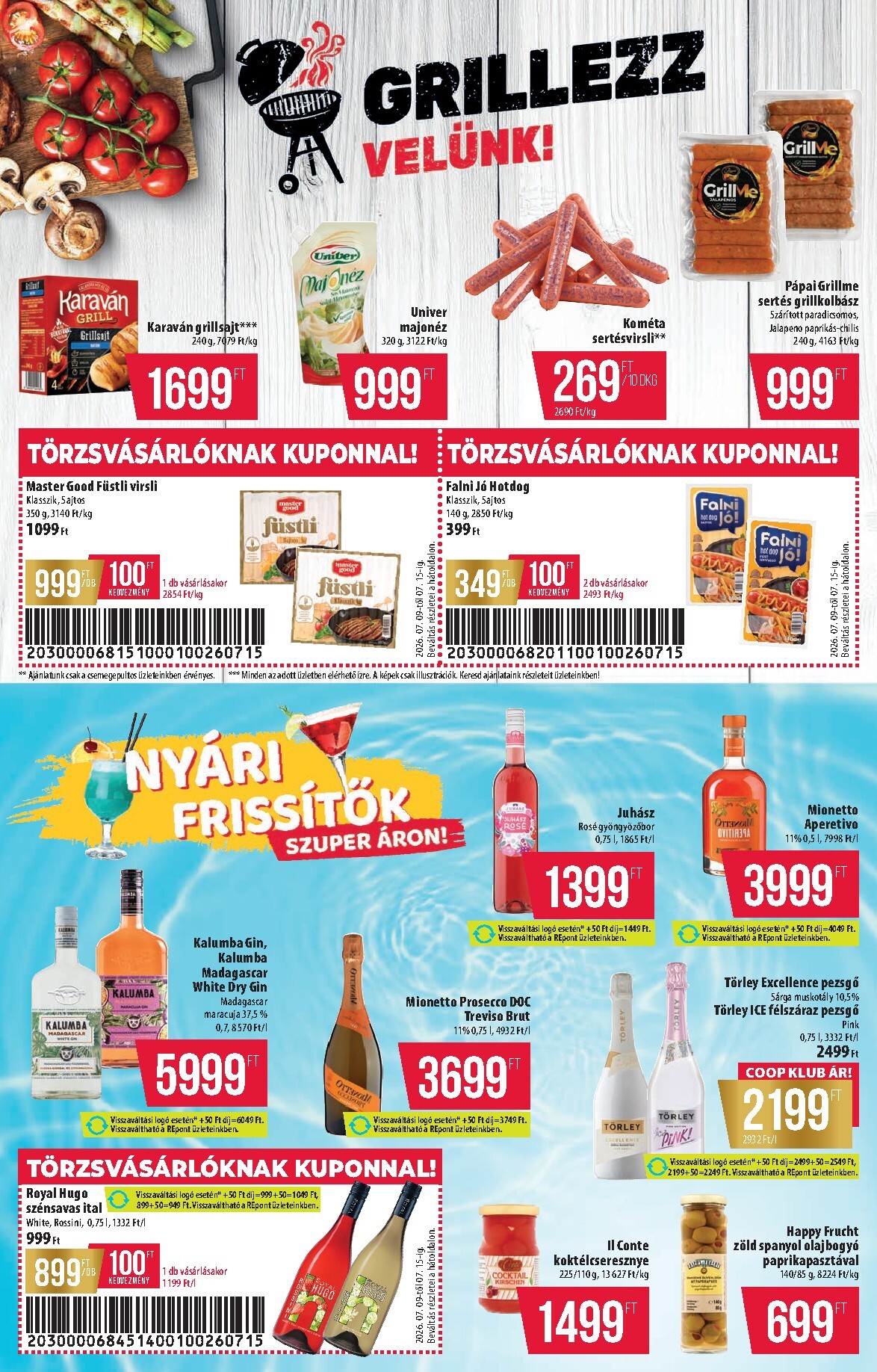 coop - A jövőbeli Coop - Alföld Szuper Plusz akciós újság csütörtöktől 2026.07.09.-tól szerdától 2026.07.15.-ig érvényes. - page: 4