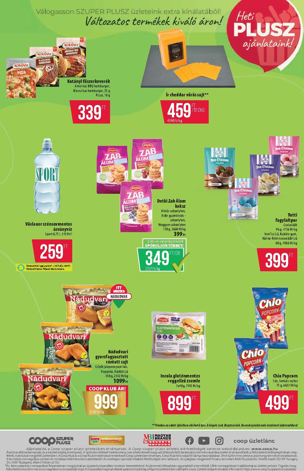 coop - A jövőbeli Coop - Alföld Szuper Plusz akciós újság csütörtöktől 2026.07.09.-tól szerdától 2026.07.15.-ig érvényes. - page: 13
