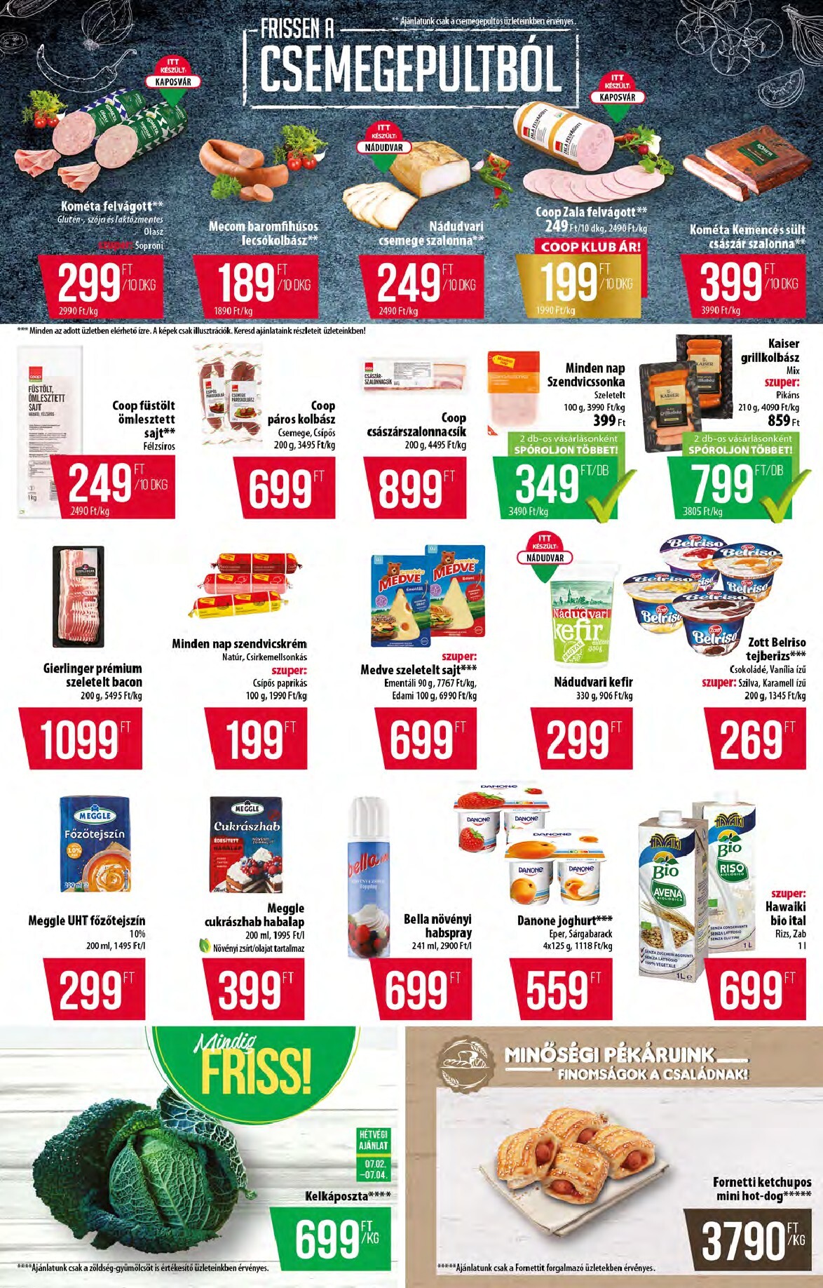 coop - A jövőbeli Coop - Abc Szuper Észak-Kelet akciós újság csütörtöktől 2026.07.09.-tól szerdától 2026.07.15.-ig érvényes. - page: 2