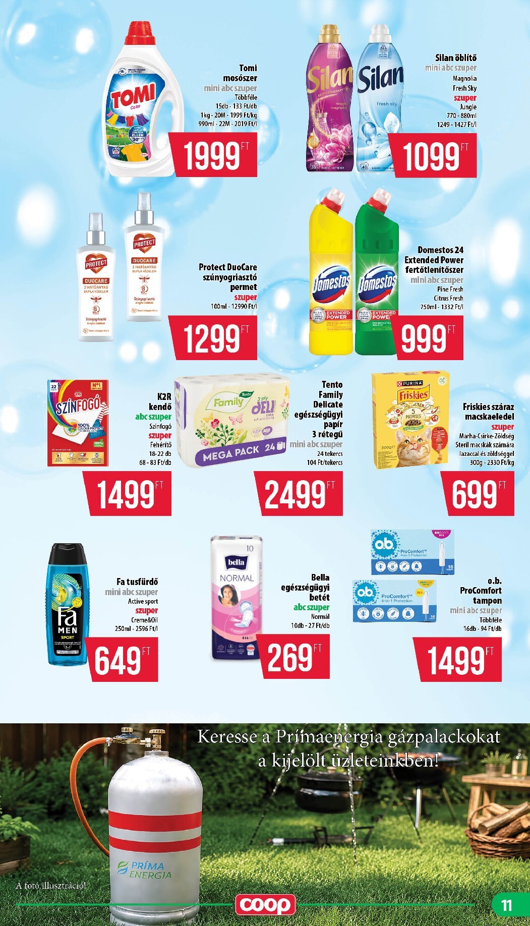 coop - A jövőbeli Coop - Mecsek akciós újság csütörtöktől 2026.07.16.-tól szerdától 2026.07.22.-ig érvényes. - page: 11