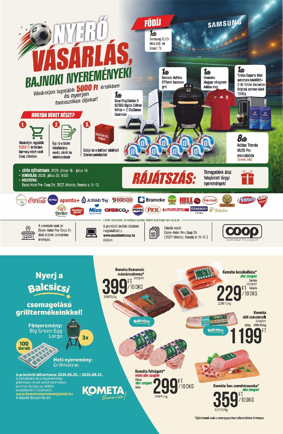 coop - A jövőbeli Coop - Észak-Kelet Pro-Coop Zrt. akciós újság csütörtöktől 2026.07.16.-tól szerdától 2026.07.22.-ig érvényes. - page: 2
