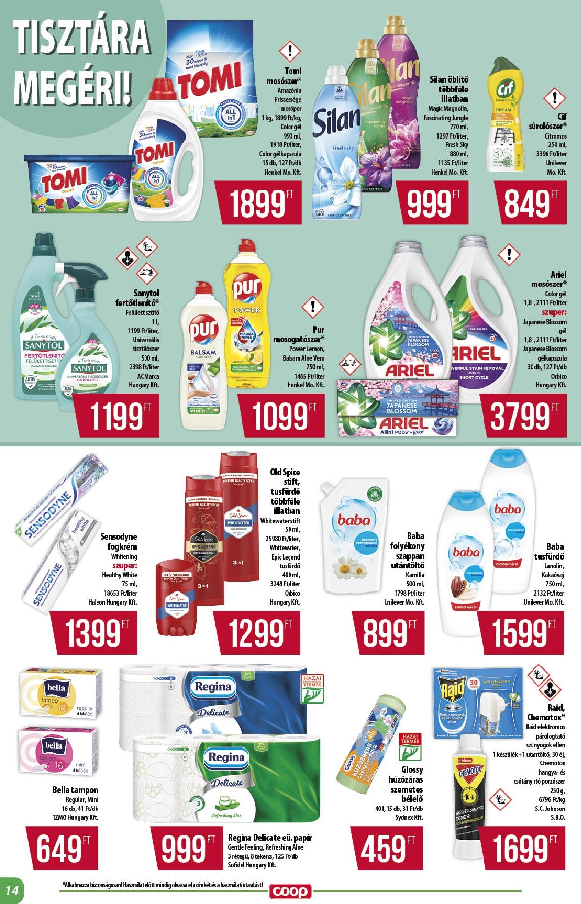 coop - Aktuális Coop - Alföld szórólap érvényes csütörtöktől 2026.07.16.-től szerdától 2026.07.22.-ig - page: 14