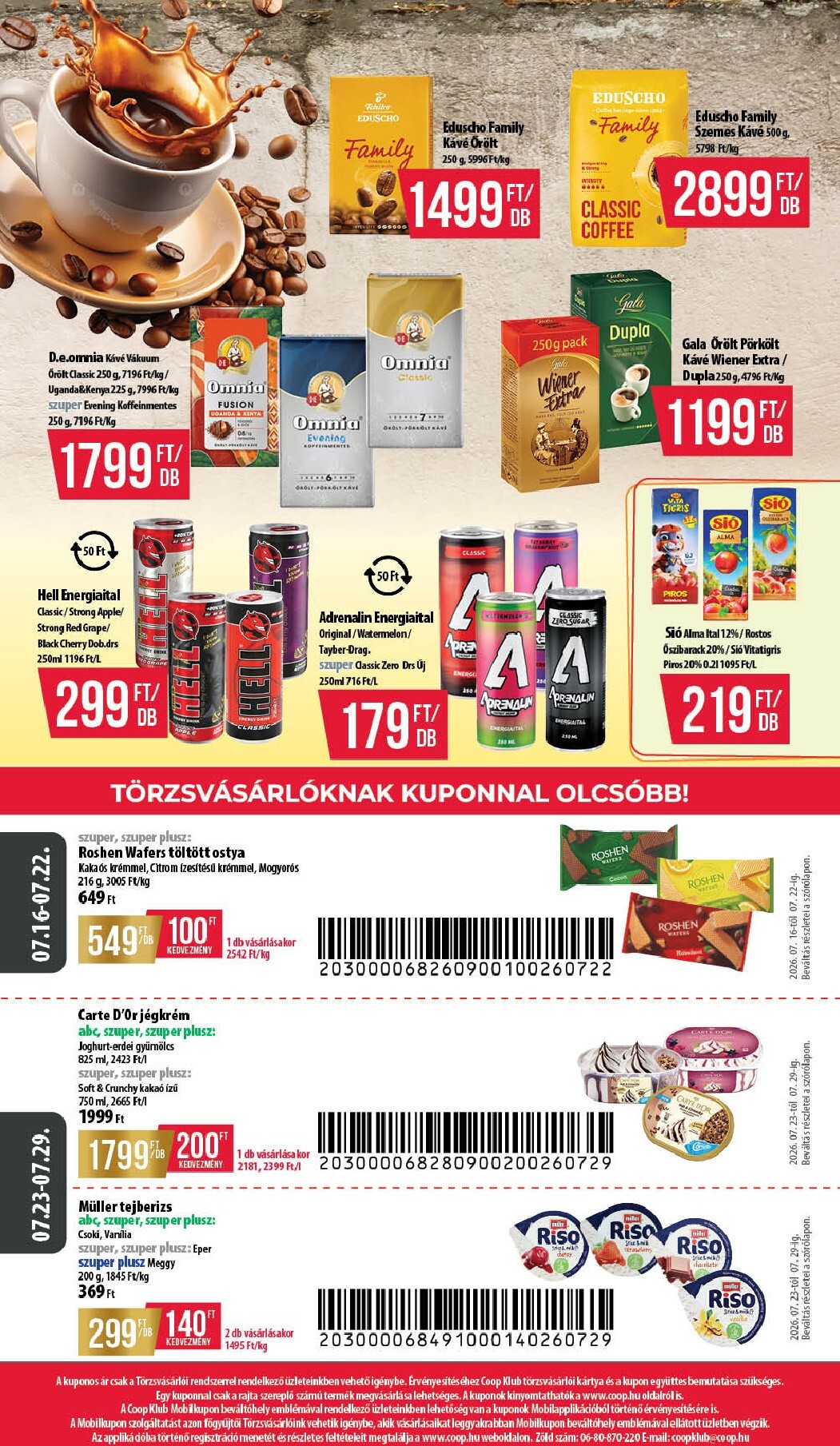 coop - Aktuális Coop - regionális szórólap érvényes csütörtöktől 2026.07.16.-től szerdától 2026.07.29.-ig - page: 12
