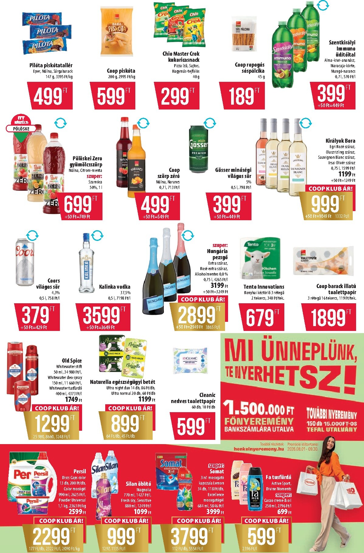 coop - A jövőbeli Coop - Abc-Szuper akciós újság csütörtöktől 2026.07.30.-tól szerdától 2026.08.05.-ig érvényes. - page: 7