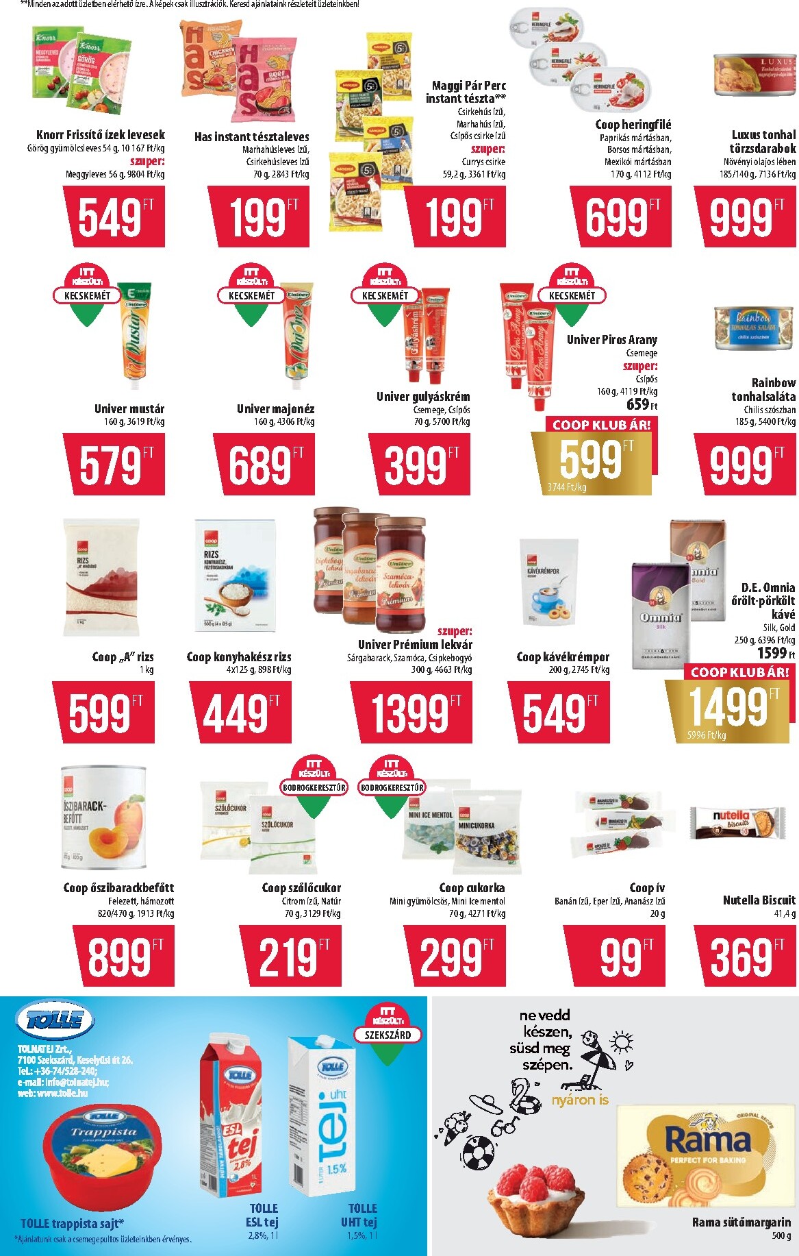 coop - A jövőbeli Coop - Abc-Szuper akciós újság csütörtöktől 2026.07.30.-tól szerdától 2026.08.05.-ig érvényes. - page: 6