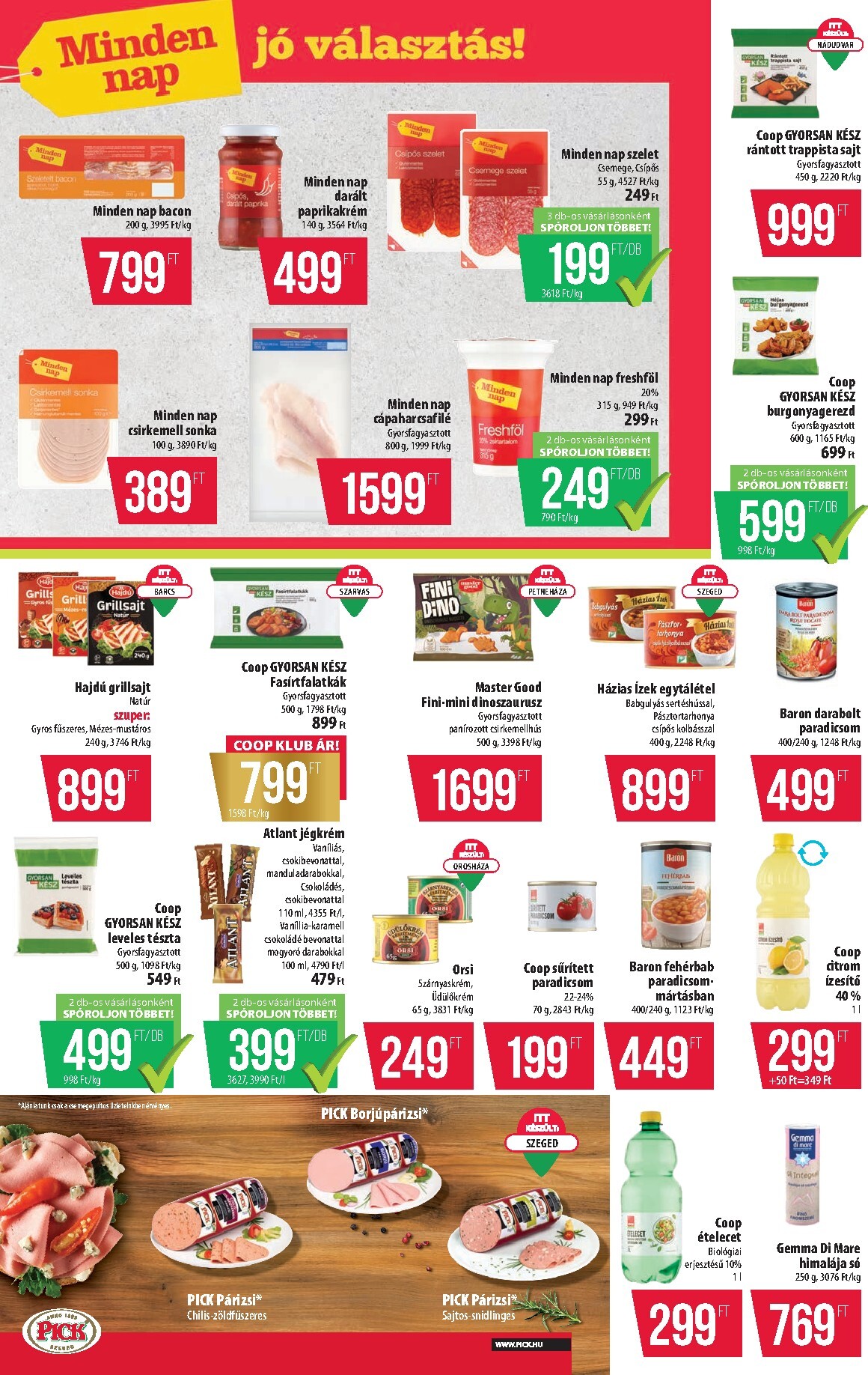 coop - A jövőbeli Coop - Abc-Szuper akciós újság csütörtöktől 2026.07.30.-tól szerdától 2026.08.05.-ig érvényes. - page: 4
