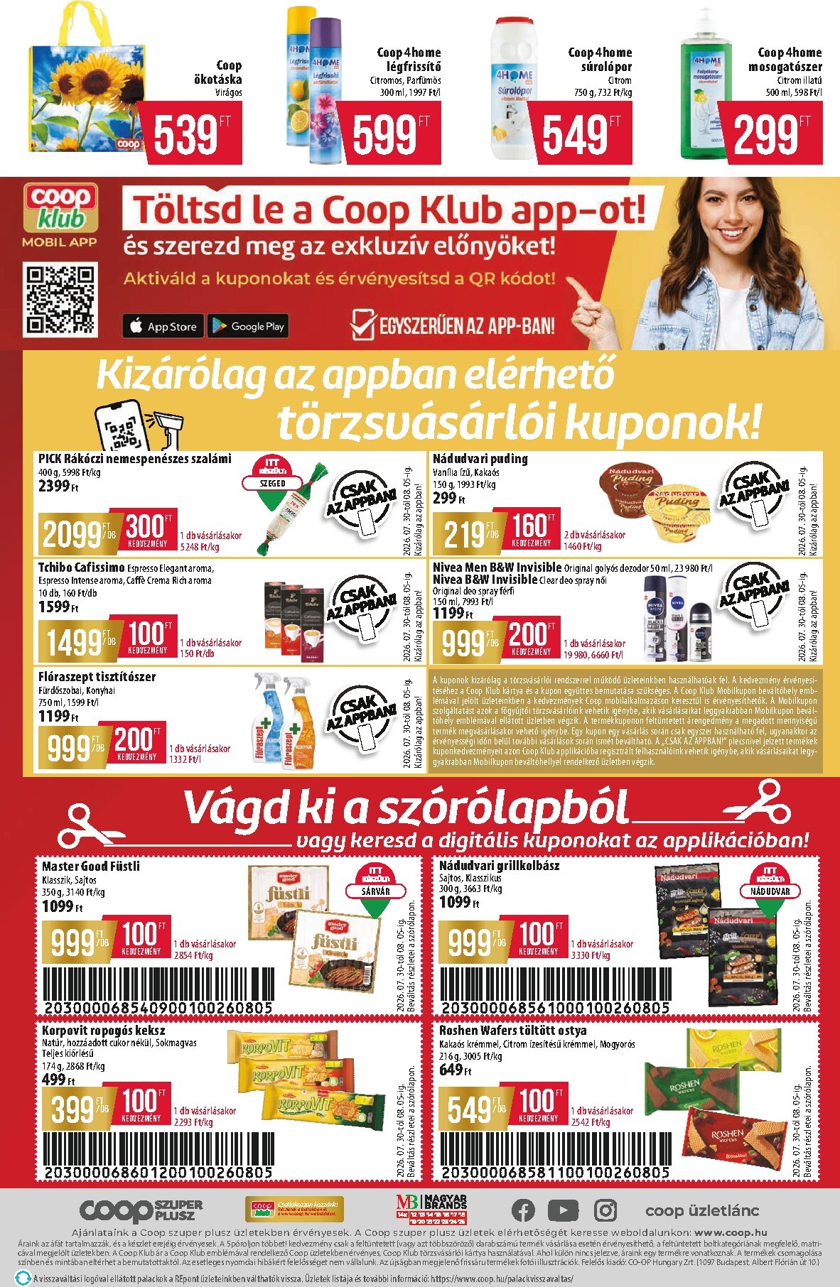 coop - A jövőbeli Coop - Észak-Kelet Szuper Plusz akciós újság csütörtöktől 2026.07.30.-tól szerdától 2026.08.05.-ig érvényes. - page: 12