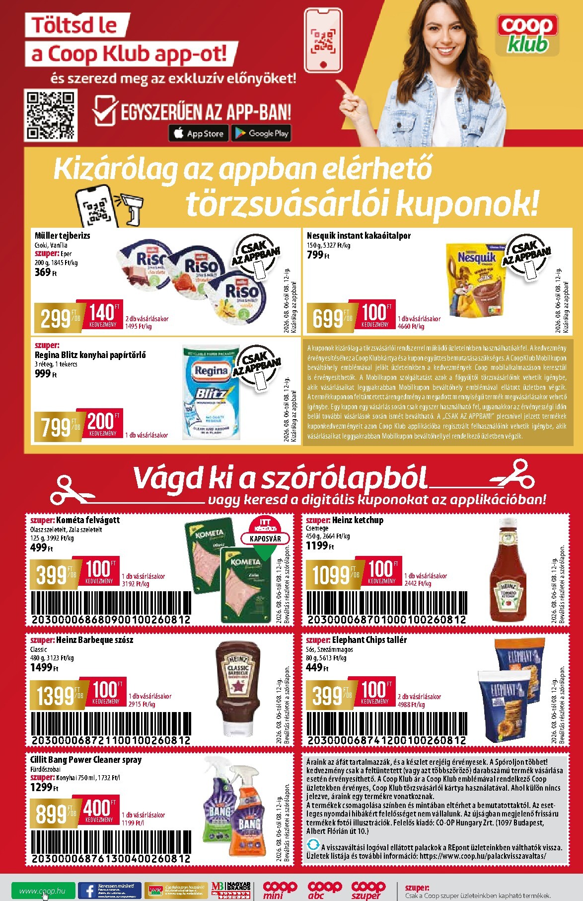 coop - A jövőbeli Coop - Alföld - Abc-Szuper akciós újság csütörtöktől 2026.08.06.-tól szerdától 2026.08.12.-ig érvényes. - page: 12
