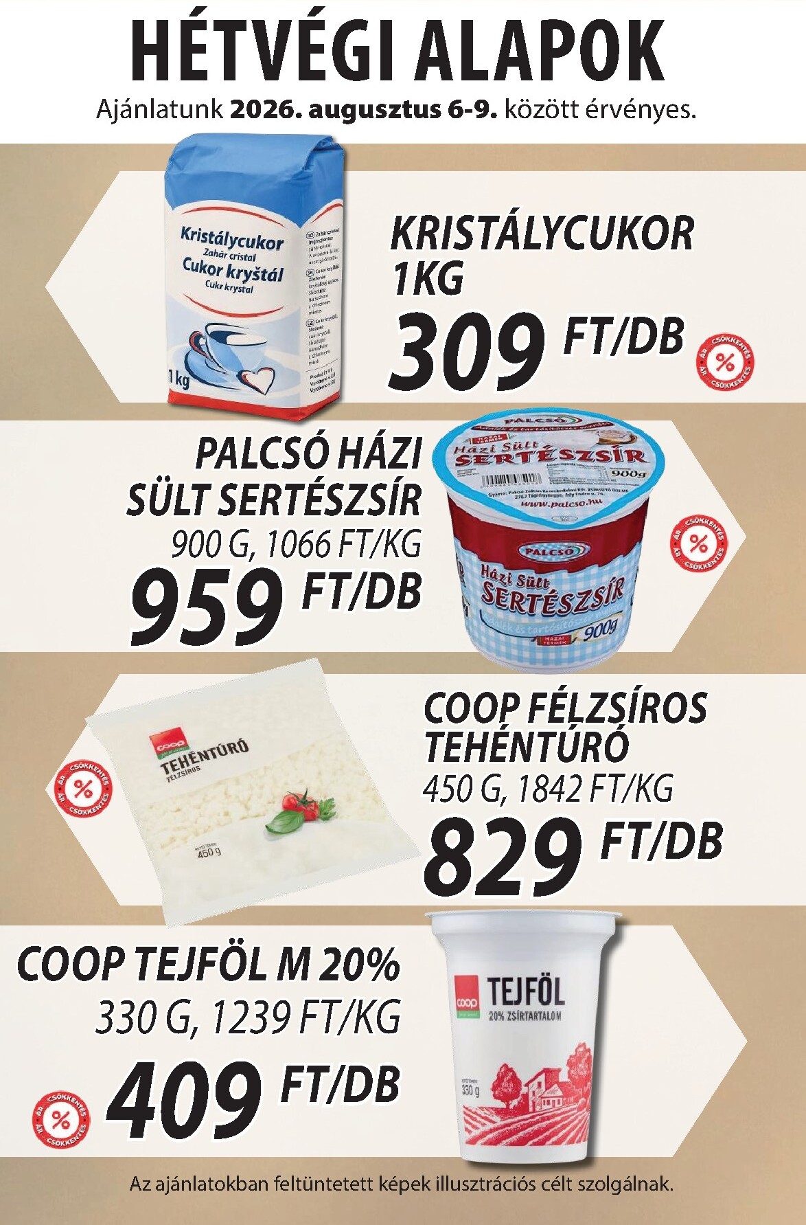 coop - A jövőbeli Coop - Szolnok/Eger és Vidéke akciós újság csütörtöktől 2026.08.06.-tól szerdától 2026.08.12.-ig érvényes. - page: 4