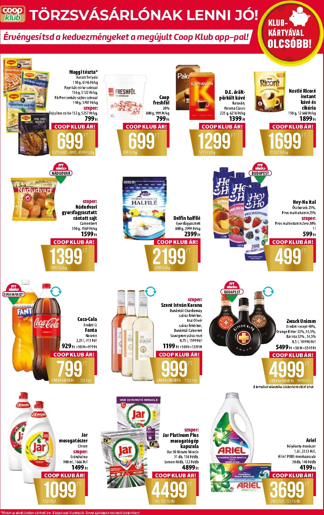 coop - A jövőbeli Coop - Abc-Szuper akciós újság csütörtöktől 2026.08.06.-tól szerdától 2026.08.12.-ig érvényes. - page: 8