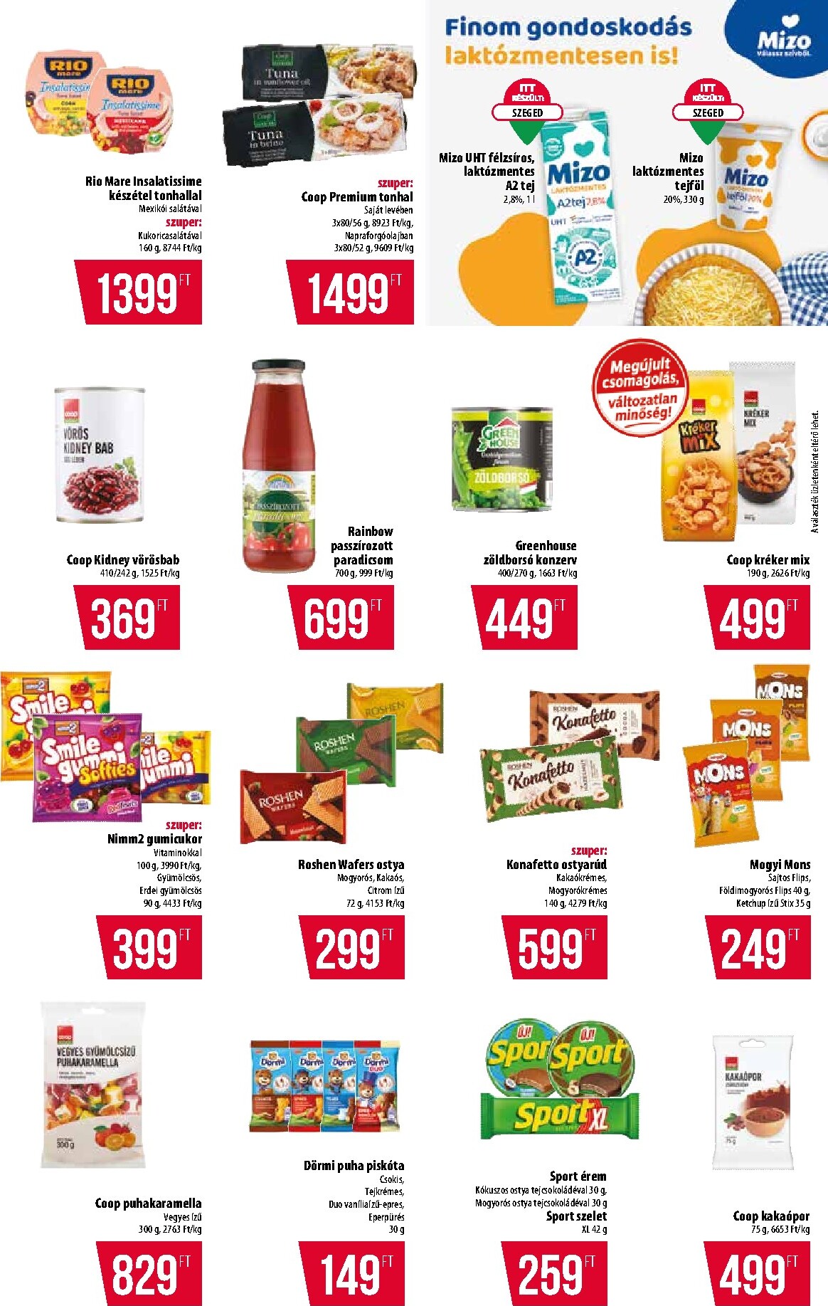 coop - A jövőbeli Coop - Abc-Szuper akciós újság csütörtöktől 2026.08.06.-tól szerdától 2026.08.12.-ig érvényes. - page: 7