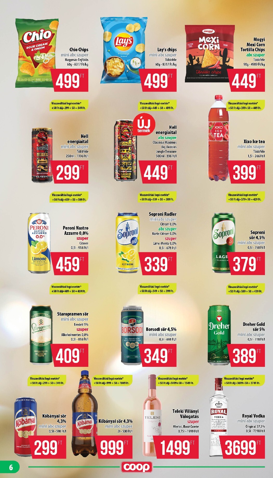 coop - A jövőbeli Coop - Nyírzem akciós újság csütörtöktől 2026.08.13.-tól szerdától 2026.08.19.-ig érvényes. - page: 6