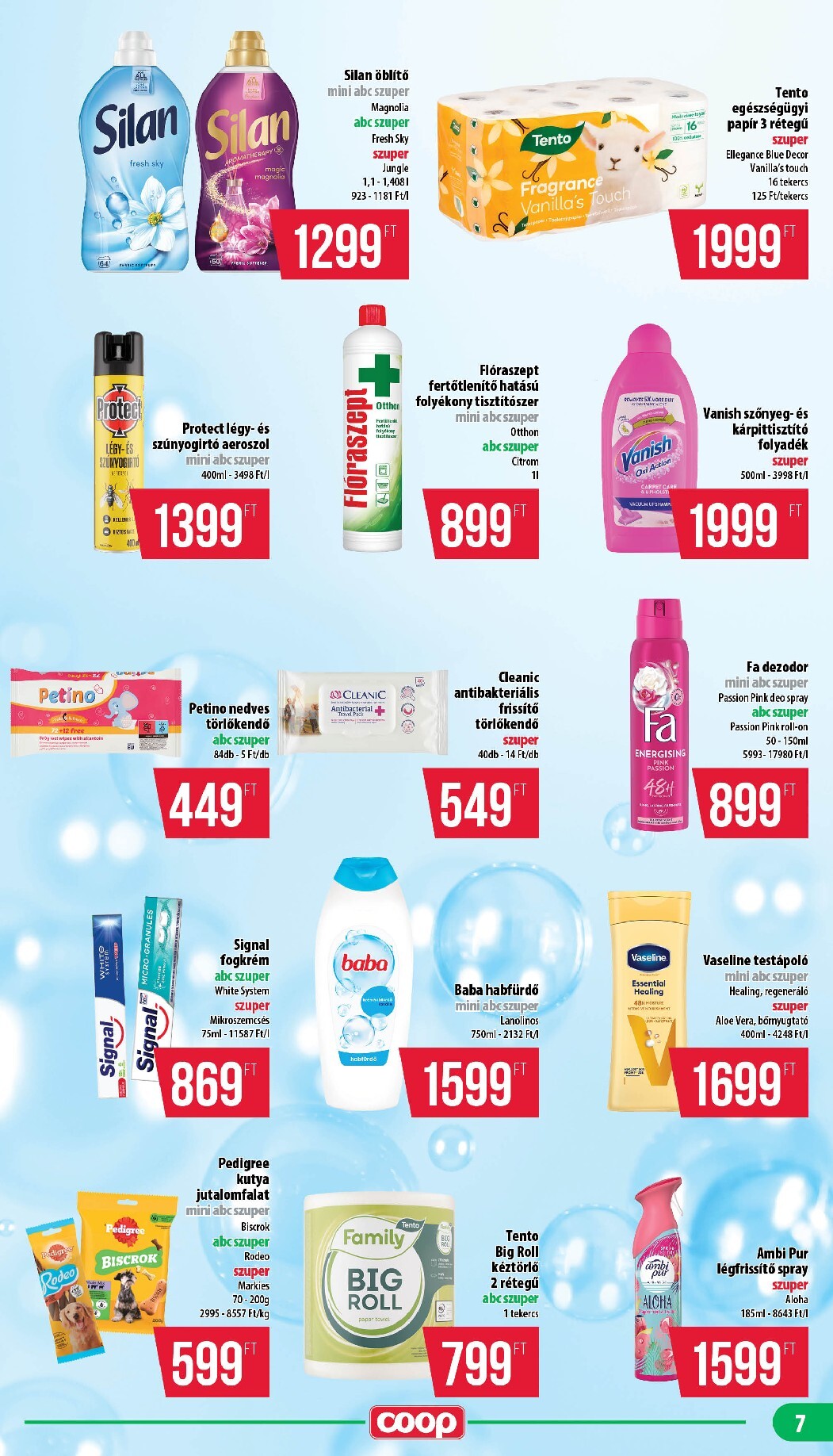 coop - A jövőbeli Coop - Nyírzem akciós újság csütörtöktől 2026.08.13.-tól szerdától 2026.08.19.-ig érvényes. - page: 7