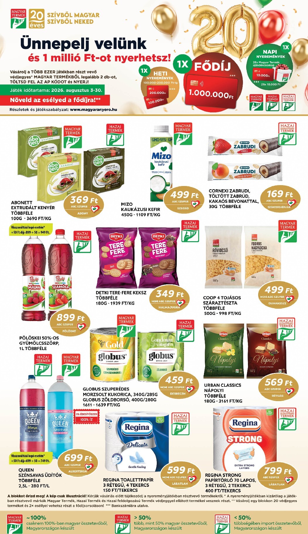 coop - A jövőbeli Coop - Nyírzem akciós újság csütörtöktől 2026.08.13.-tól szerdától 2026.08.19.-ig érvényes. - page: 4