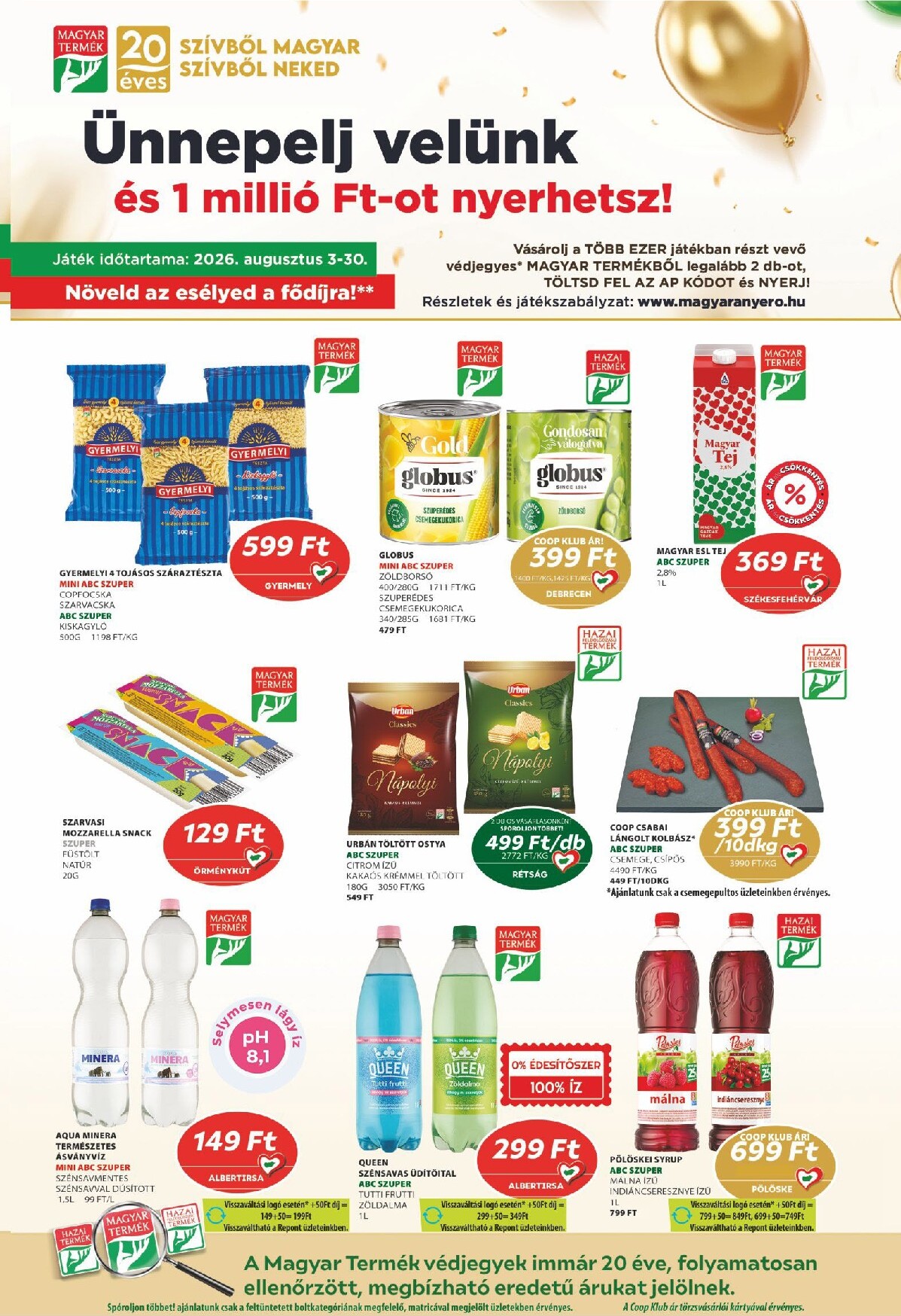 coop - A jövőbeli Coop - Észak-Kelet akciós újság csütörtöktől 2026.08.13.-tól szerdától 2026.08.19.-ig érvényes. - page: 2