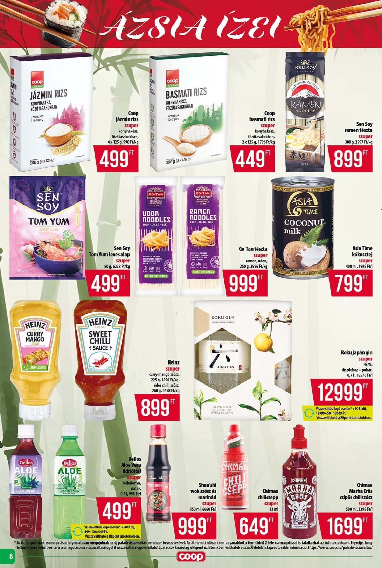coop - A jövőbeli Coop - Tisza - Abc-Szuper akciós újság csütörtöktől 2026.08.13.-tól szerdától 2026.08.19.-ig érvényes. - page: 8