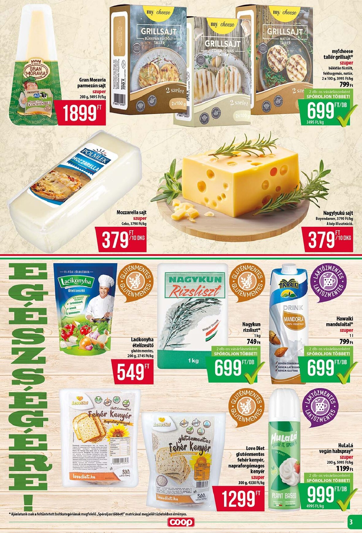 coop - A jövőbeli Coop - Tisza - Abc-Szuper akciós újság csütörtöktől 2026.08.13.-tól szerdától 2026.08.19.-ig érvényes. - page: 3