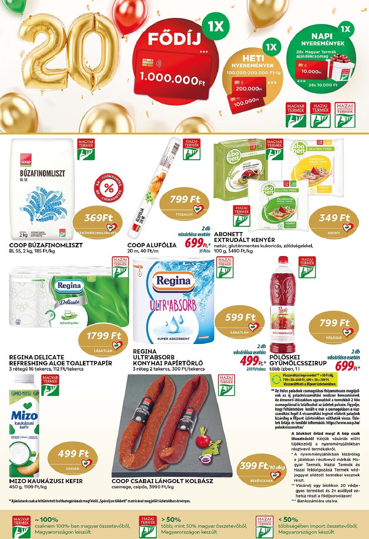 coop - A jövőbeli Coop - Tisza - Abc-Szuper akciós újság csütörtöktől 2026.08.13.-tól szerdától 2026.08.19.-ig érvényes. - page: 7