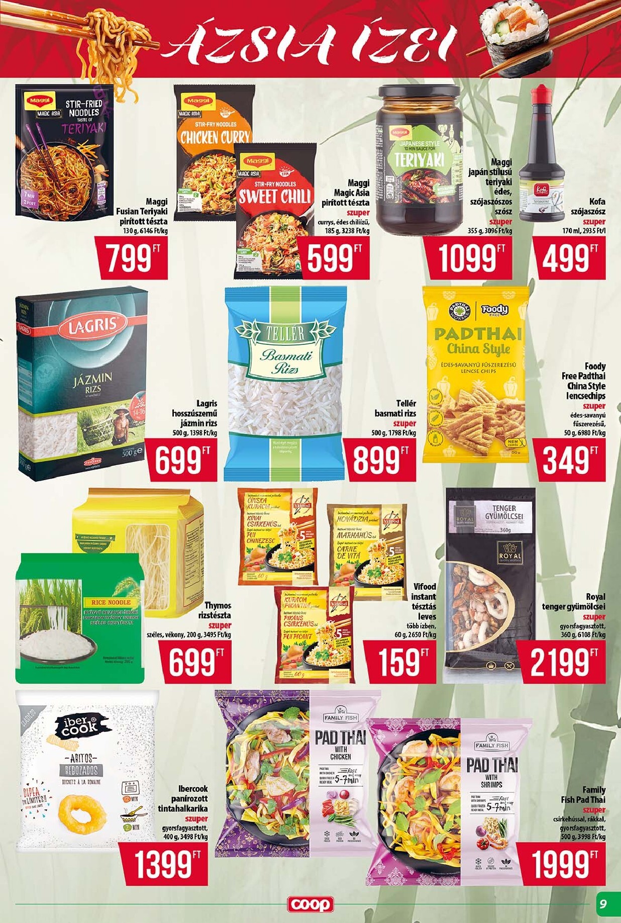 coop - A jövőbeli Coop - Tisza - Abc-Szuper akciós újság csütörtöktől 2026.08.13.-tól szerdától 2026.08.19.-ig érvényes. - page: 9