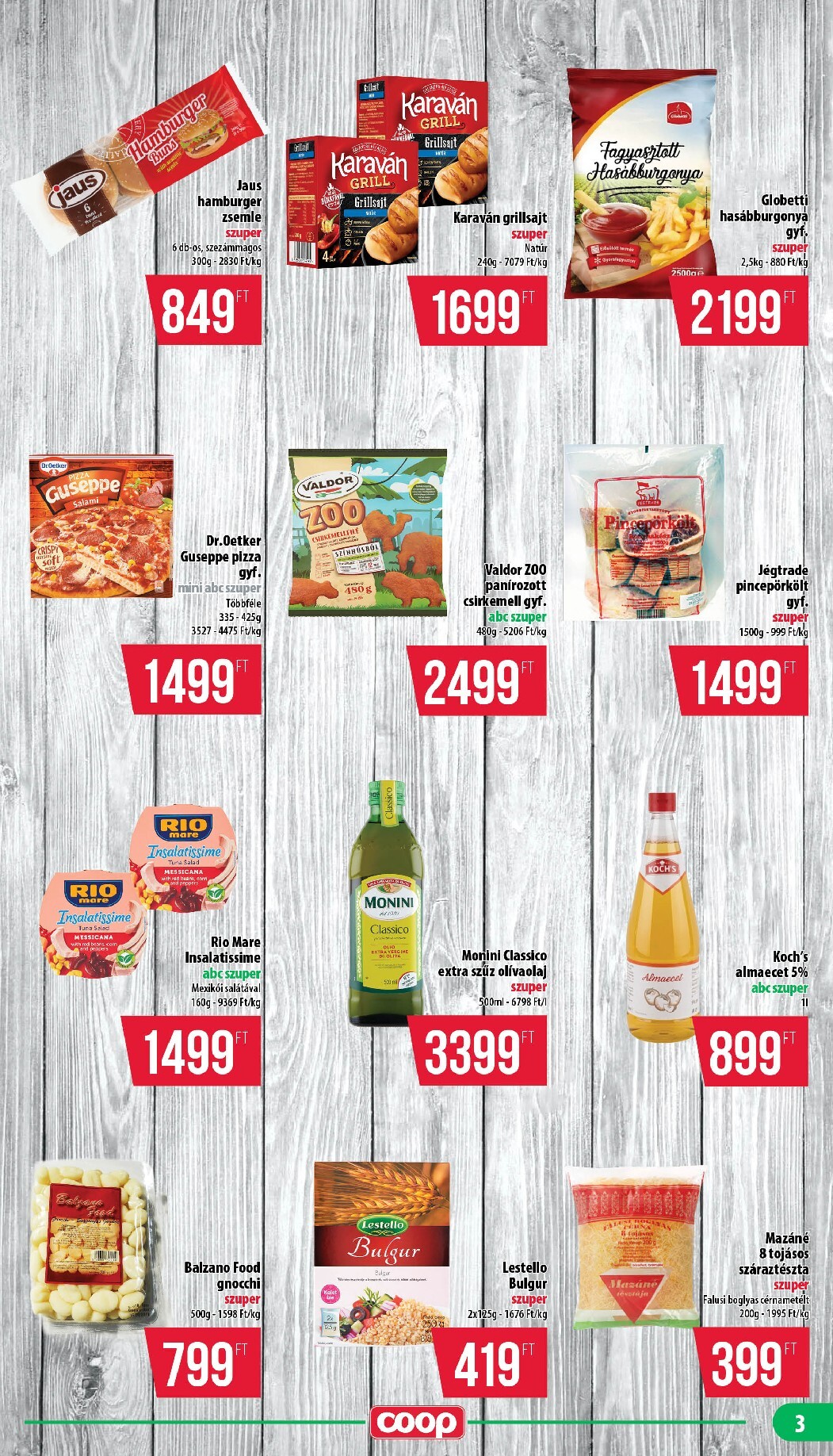 coop - A jövőbeli Coop - Mecsek akciós újság csütörtöktől 2026.08.13.-tól szerdától 2026.08.19.-ig érvényes. - page: 3