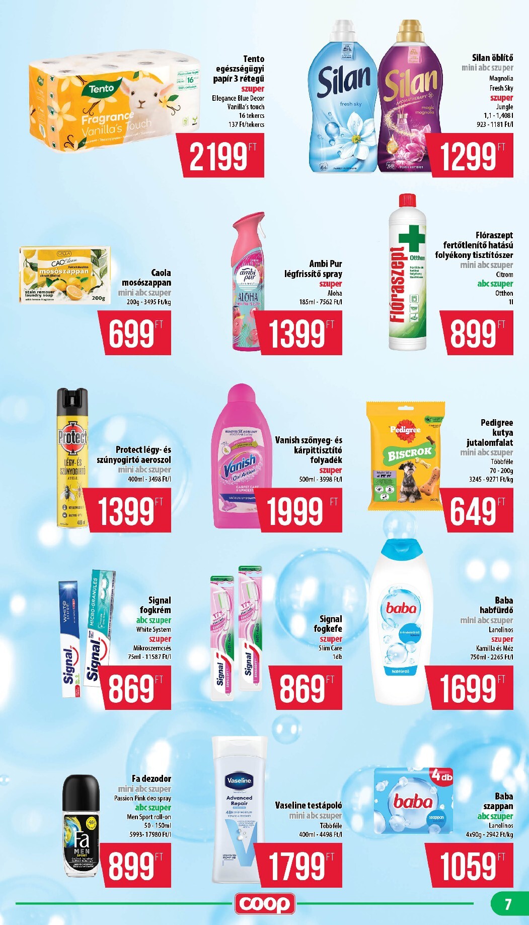 coop - A jövőbeli Coop - Mecsek akciós újság csütörtöktől 2026.08.13.-tól szerdától 2026.08.19.-ig érvényes. - page: 7